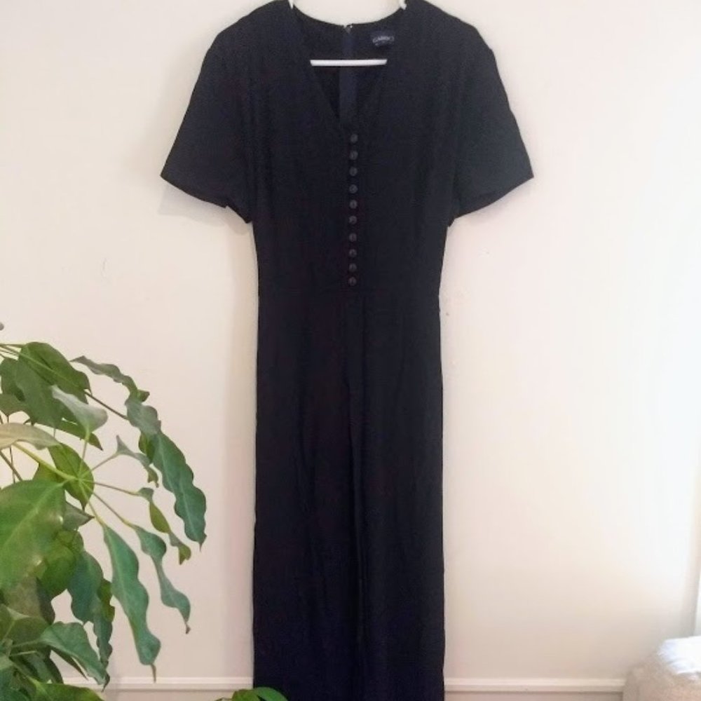 Vintage black jumpsuit.